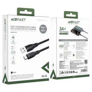 کابل Type-C ایس فست ACEFAST C8-04 طول 1.2 متر شدت جریان 3 آمپر