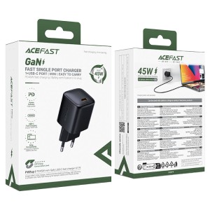 شارژر دیواری ایس فست ACEFAST A119 PD45W GaN Fast Charger توان 45 وات