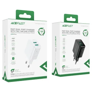 شارژر دیواری ایس فست ACEFAST A33 QC18W Fast Charger توان 18 وات