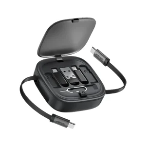 پک کابل چند منظوره ایس فست ACEFAST J3 Acewire Pro توان 60 وات همراه با کابل جمع‌شونده