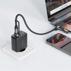 کابل Type-C به Type-C چندکاره ایس فست ACEFAST J5 Acewire Pro طول 1.2 متر توان 60 وات