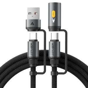 کابل Type-C به Type-C چندکاره ایس فست ACEFAST J5 Acewire Pro طول 1.2 متر توان 60 وات