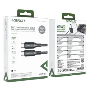 کابل Type-C به Type-C ایس فست ACEFAST C17-03 طول 1.2 متر توان 60 وات