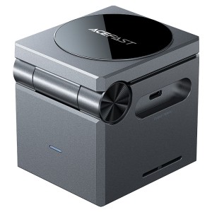 استند و شارژر وایرلس چند کاره مگ سیف ایس فست ACEFAST E18 با قابلیت شارژ اپل واچ