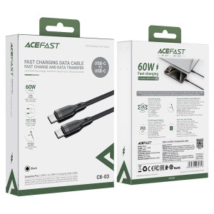 کابل Type-C به Type-C ایس فست ACEFAST C8-03 طول 1.2 متر توان 20 وات