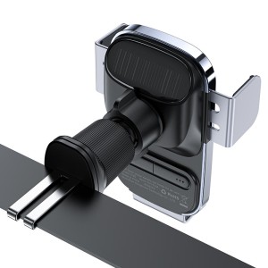 هولدر و شارژ وایرلس دریچه کولری هوشمند ایس فست ACEFAST D39 توان 15 وات - دارای پنل خورشیدی