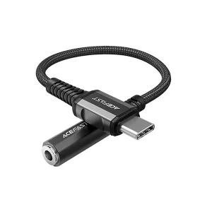 کابل Type C به پورت AUX ایس فست ACEFAST C1-07 طول 18 سانتی متر