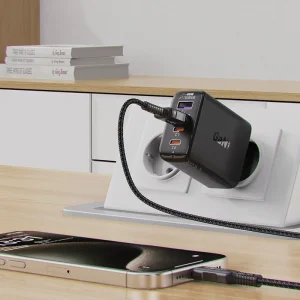 شارژر دیواری ایس فست ACEFAST A61 PD45W GaN Fast Charger توان 45 وات