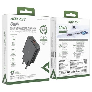 شارژر دیواری ایس فست ACEFAST A65 PD20W GaN Fast Charger توان 20 وات