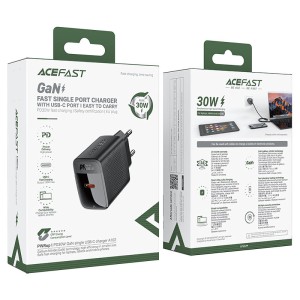 شارژر دیواری ایس فست ACEFAST A102 PD30W GaN Fast Charger توان 30 وات