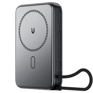 پاوربانک وایرلس 10000 مگ سیف ایس فست ACEFAST M24 توان 22.5 وات همراه با کابل متصل و استند