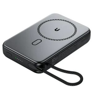 پاوربانک وایرلس 10000 مگ سیف ایس فست ACEFAST M24 توان 22.5 وات همراه با کابل متصل و استند