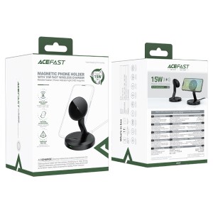 هولدر و شارژر وایرلس مگ سیف ایس فست ACEFAST E26 توان 15 وات