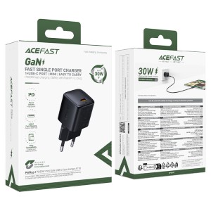 شارژر دیواری ایس فست ACEFAST A118 PD30W GaN Fast Charger توان 30 وات