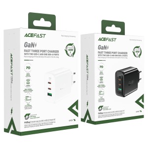 شارژر دیواری ایس فست ACEFAST A41 PD65W GaN Fast Charger توان 65 وات