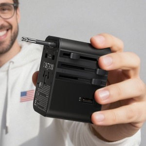 شارژر دیواری و مبدل برق ایس فست ACEFAST Z8 PD45W GaN Fast Charger توان 45 وات