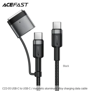 کابل Type-C به Type-C و MAG3 ایس فست ACEFAST C22-05 طول 1.2 متر توان 240 وات