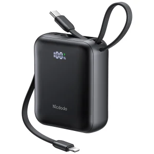 پاوربانک 22.5 وات 10000 با کابل متصل مک دودو Mcdodo MiniKit Power Bank MC-862