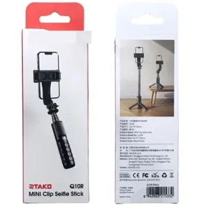 سه پایه و مونوپاد شاتر دار رتاکو Rtako Mini Clip Selfie Stick Q10R
