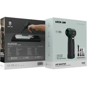 جت فن و جارو گرین لاین Green Lion Air Master Blower & Vacuum Cleaner GNAIRMBLW90BK