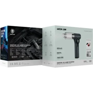 جامپ استارت و جارو شارژِی و گرین لاین Green Lion Ignitor Jump Starter GNIGNTRJSGY