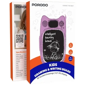 تخته نقاشی هوشمند مخصوص کودکان پرودو Porodo Kids Drawing & Writing Board PDKHBY1