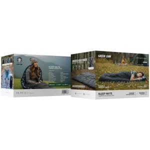 کیسه خواب کمپینگ گرین لاین Green Lion Sleep Mate Camping Sleeping Bag GNSMCPSLBGBK