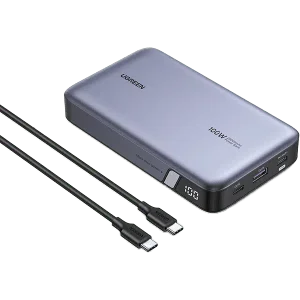 پاور بانک 100 وات سه پورت 20000mAh یوگرین مدل PB720 کد 25188 همراه با کابل Type-C