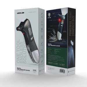 گیج فشار دیجیتالی لاستیک 9 کاره گرین لاین GNDITIREPRBK
