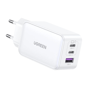 شارژر دیواری 65 وات با دو پورت USB-C و یک پورت USB-A یوگرین مدل CD244