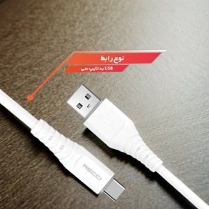 کابل تبدیل USB به USB-C رسی مدل RTC-P09C