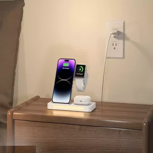 RECCI RCW-31 15W 4-in-1 Folding Wireless Charger With Night Light