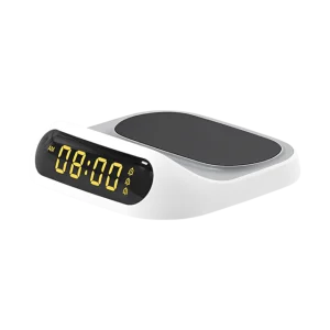 شارژر رومیزی RCW-22 رسی (Recci RCW-22 Sailing clock wireless fast charging 15W high power with digital clock display)