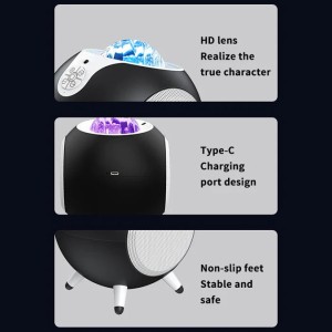 Recci RSK-W22 Starry sky creative wireless bluebooth speaker dazzling aurora lamp