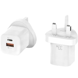 شارژر دیواری RC22 رسی (Recci 33W GaN Dual Output Wall Charger 33W)