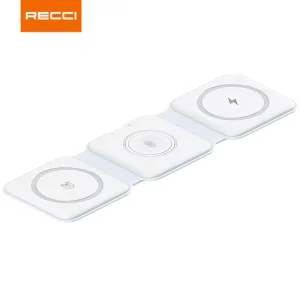 شارژر بی سیم RCW-36 رسی (Recci 3 in 1 Foldable Wireless Charger RCW-36)