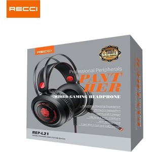 هدفون گیمینگ REP-L21 رسی (Recci REP-L21 Wired Gaming Headset)