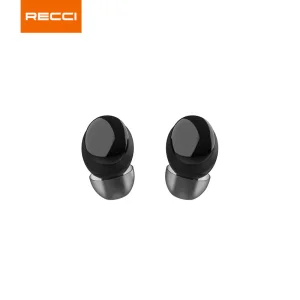 هندزفری بلوتوثی REP-W69 رسی (Recci REP-W69 CRYSTAL Wireless Bluetooth 5.3 Earphones ENC HD Calling)