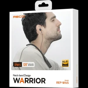 هندزفری گردنی بلوتوثی REP-W65 رسی (Recci REP-W65 Neck Band Design Earphone)