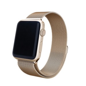 بند فلزی ساعت هوشمند مدل Milanese Loop مناسب برای اپل واچ 42 میلی متری