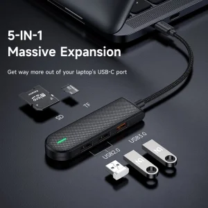 هاب 5 پورت USB-C مک دودو مدل HU-1430