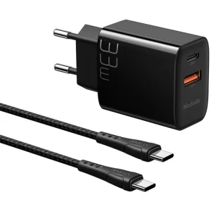 شارژر دیواری مک دودو مدل CH-0922 به همراه کابل تبدیل USB-C