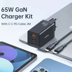 شارژر دیواری مک دودو مدل Gan 5 PRO CH-1542 به همراه کابل تبدیل USB-C