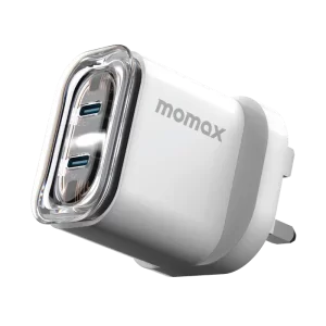 شارژر دیواری 1-Charge Flow | 2-Ports Charger (GaN 35W) مومکس (momax)
