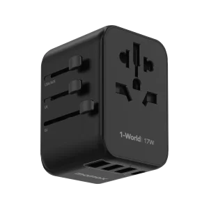شارژر مسافرتی 4 پورت هفده وات 1-World | 4-Ports Travel Charger (17W) مومکس (momax)
