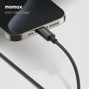 کابل انتقال دیتا Elite | USB-C to USB-C Braided Cable 60W (0.5m) مومکس (momax)