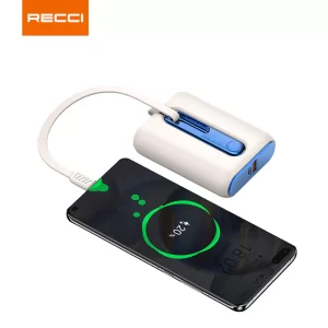 پاوربانک رسی مدل recci RPB-P12 ظرفیت 100000