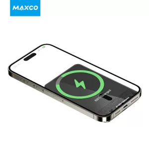 پاوربانک مگنتی Maxco MP28 Legend Super Slim Magsafe Power Bank 10000mAh Fast Charging مکسکو