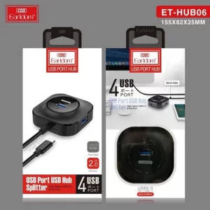 هاب 4 پورت USB 2.0 ارلدام مدل ET-HUB06