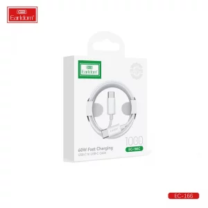 کابل USB-C ارلدام مدل EC-166c PD60W طول 1 متر